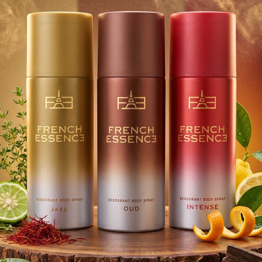 Luxury Unisex Deodorant Body Spray Combo Pack 150ML Each (Pack of 3)