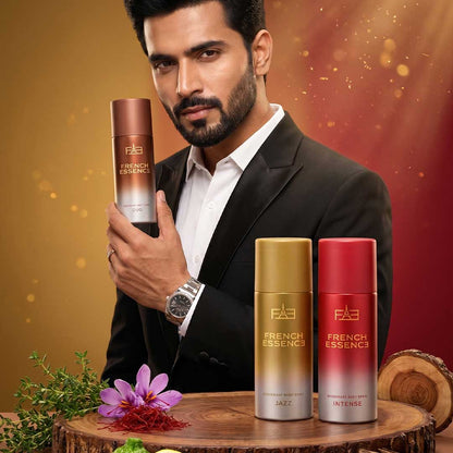 Luxury Unisex Deodorant Body Spray Combo Pack 150ML Each (Pack of 3)
