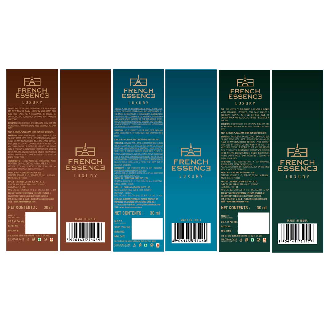 Men Luxury Perfume Combo Pack 30ML Each (Pack of 3)