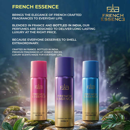 Women MINI Deodorant Body Spray Combo Pack 50ML Each (Pack of 3)