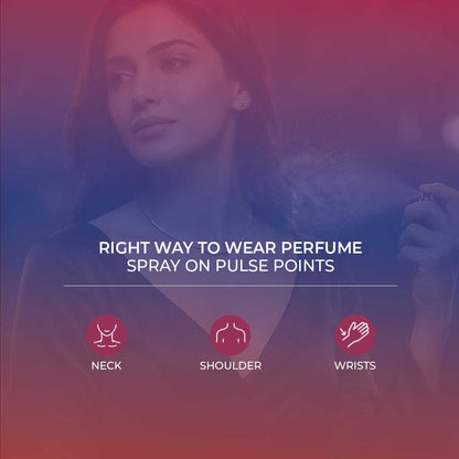 Women MINI Deodorant Body Spray Combo Pack 50ML Each (Pack of 3)