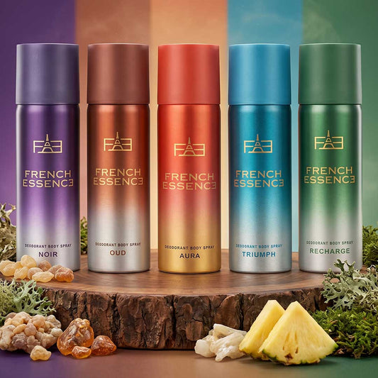 MINI Luxury Deodorant Combo Pack | Recharge, Oud, Aura, Noir & Triumph 50ml x 5