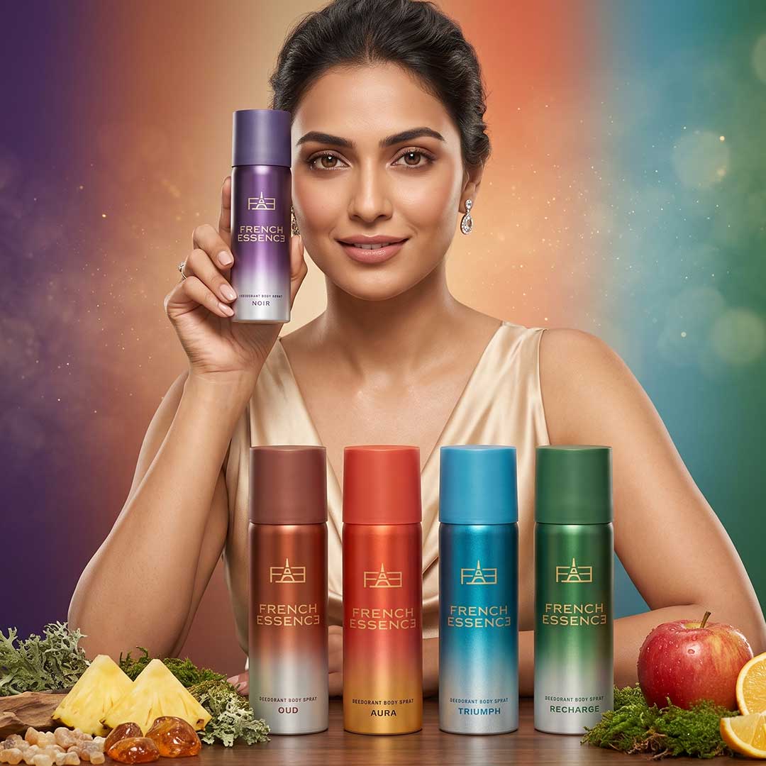MINI Luxury Deodorant Combo Pack | Recharge, Oud, Aura, Noir & Triumph 50ml x 5