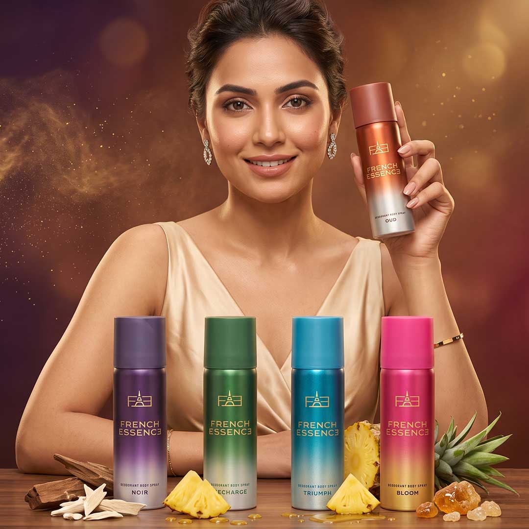 Combo Set Of 5 MINI Deodorant Body Spray - For Men & Women | 50ML Each (Pack of 5)