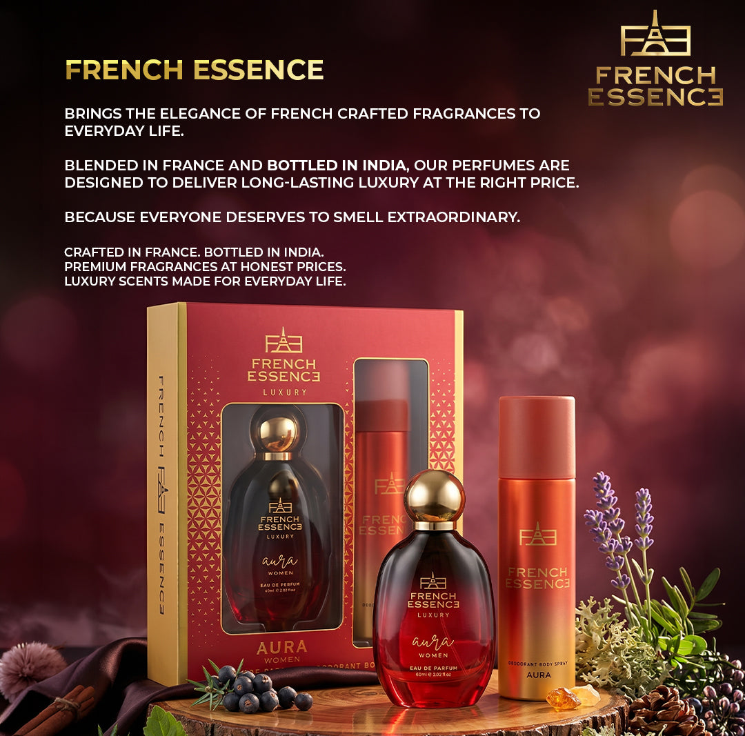 Aura Women Perfume (60ml) & Deodorant (150ml) Combo Pack