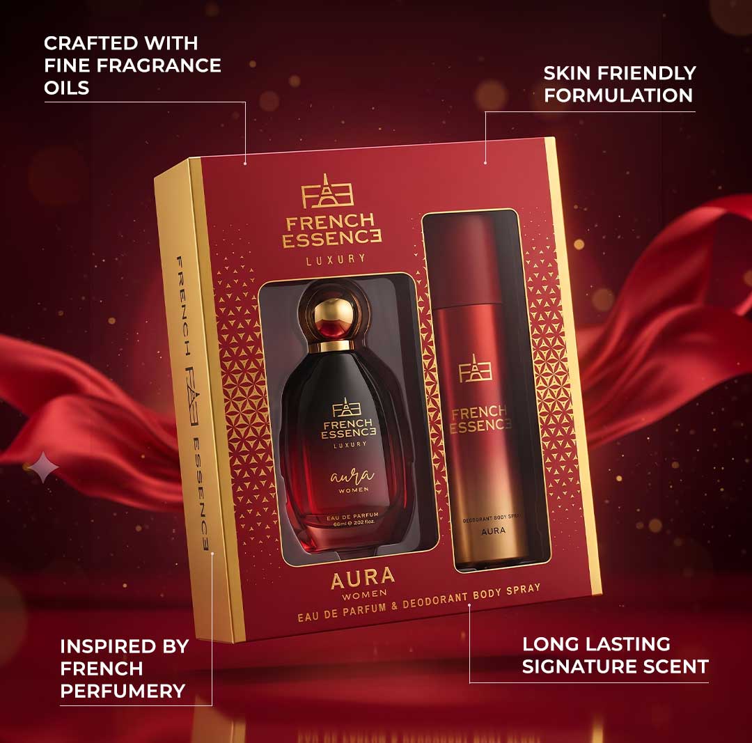 Aura Women Perfume (60ml) & Deodorant (150ml) Combo Pack