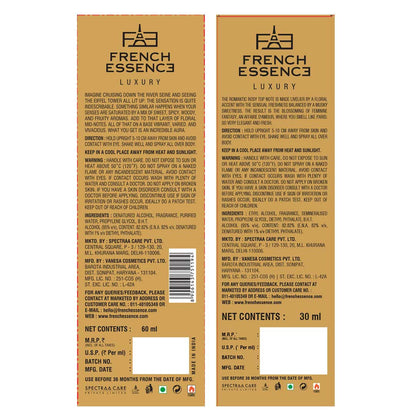 Bloom + Aura (30ml+60ml) Premium Perfume Set for Women (Pack of 2)