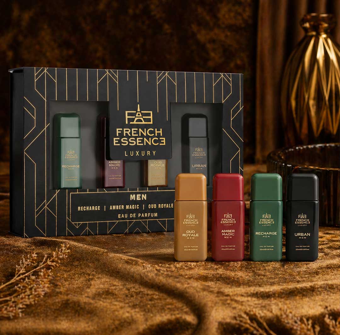 Luxury Perfume Gift Set For Men - 4 x 25mls