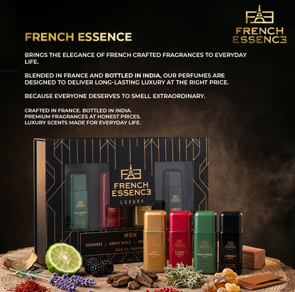Luxury Perfume Gift Set For Men - 4 x 25mls