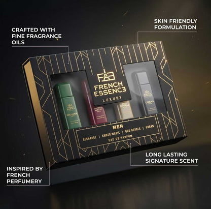 Luxury Perfume Gift Set For Men - 4 x 25mls