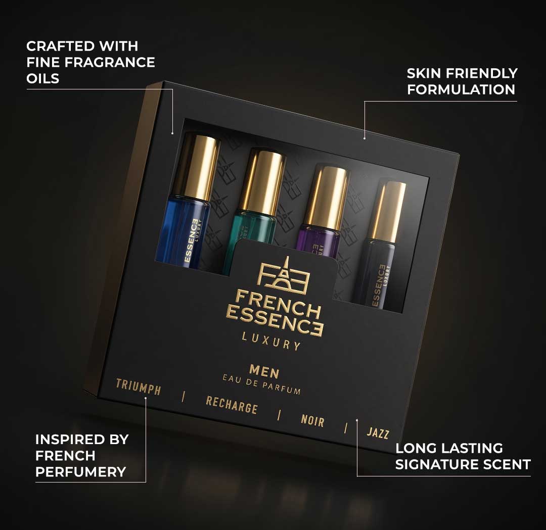 Luxury Perfume Gift Set For Men - 4 x 15mls