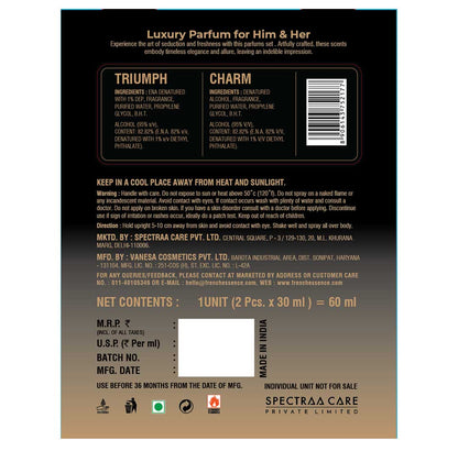 Charm & Triumph Perfume Combo EDP 30ML (Pack of 2)