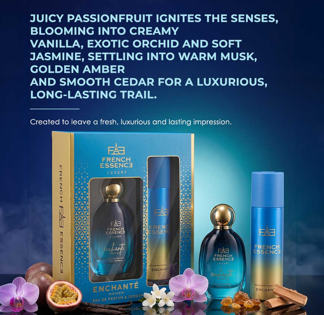Enchante Women Perfume (60ml) & Deodorant (150ml) Combo Pack