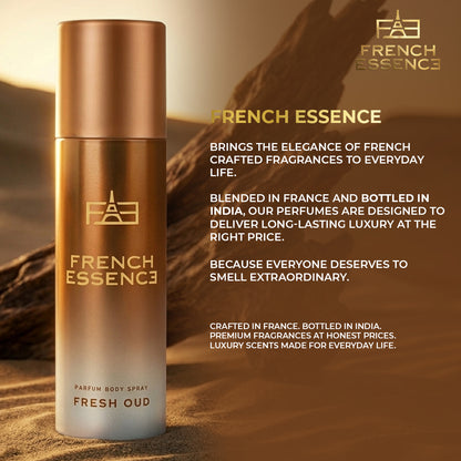 Fresh Oud Unisex Parfum Body Spray - 120ml