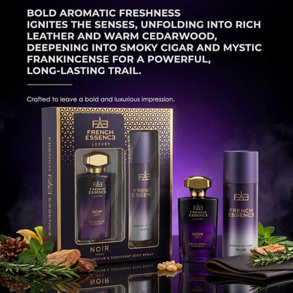 Noir Men Perfume (60ml) & Deodorant (150ml) Combo Pack