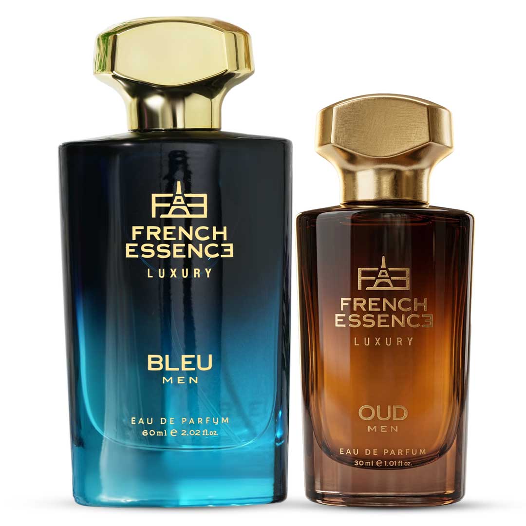Oud + Bleu (60ml+30ml) Men Premium Perfume Combo (Pack of 2)