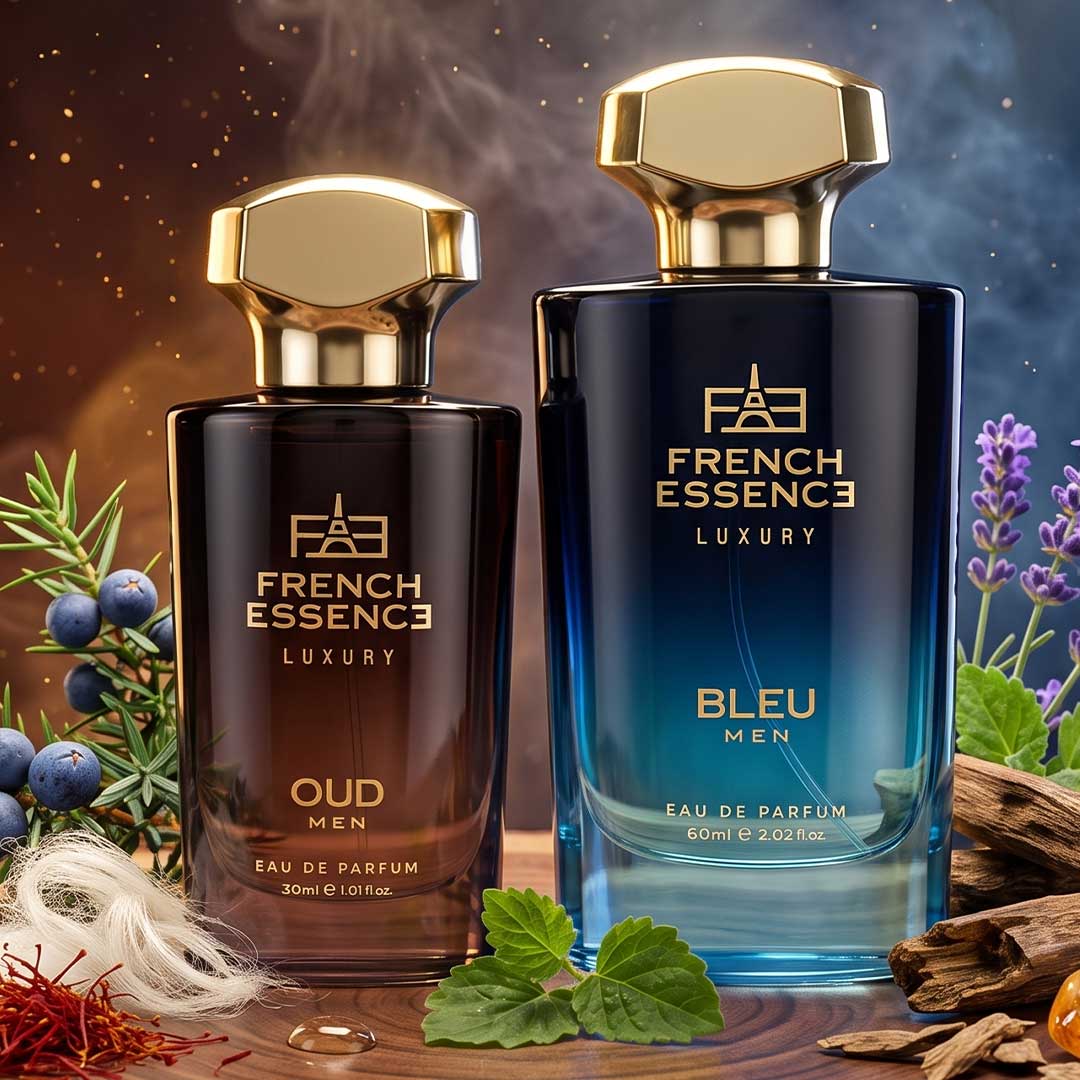 Oud + Bleu (60ml+30ml) Men Premium Perfume Combo (Pack of 2)