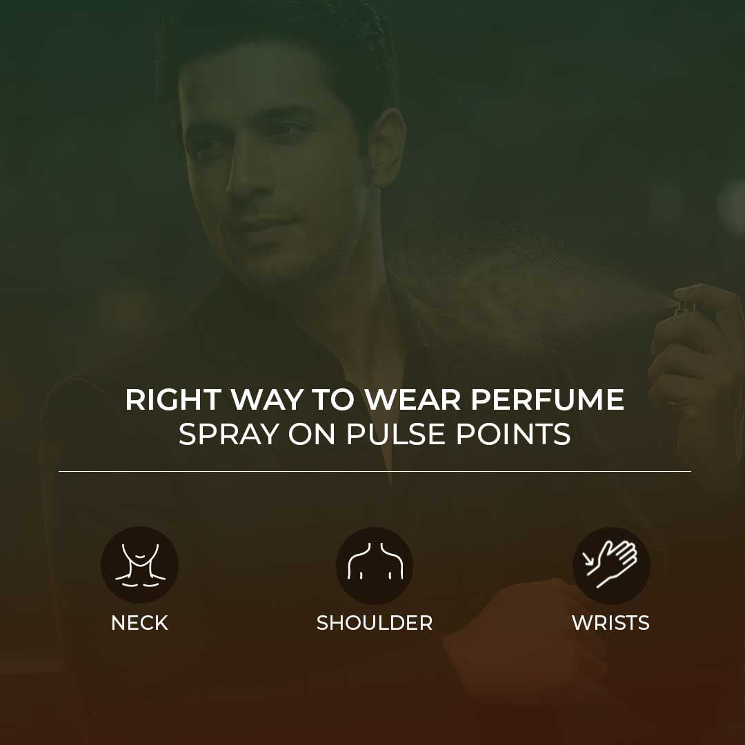 Oud + Recharge Premium Perfume Set for Men 60ml+30ml (Pack of 2)