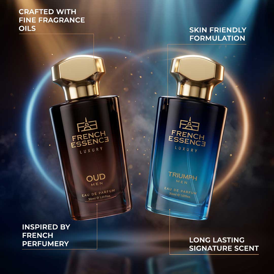Oud & Triumph Men's Perfume Combo Pack 30ml+30ml (Pack of 2)