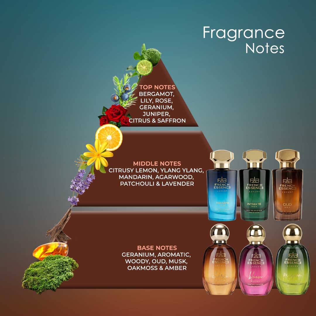 Unisex Luxury Perfume Gift Combo – Pack of 6 (30ml Each) | Long-Lasting EDP for Men & Women
