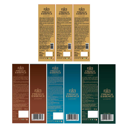 Unisex Luxury Perfume Gift Combo – Pack of 6 (30ml Each) | Long-Lasting EDP for Men & Women
