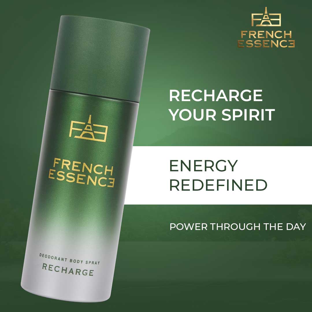 Recharge Unisex Deodorant Body Spray - 150ml