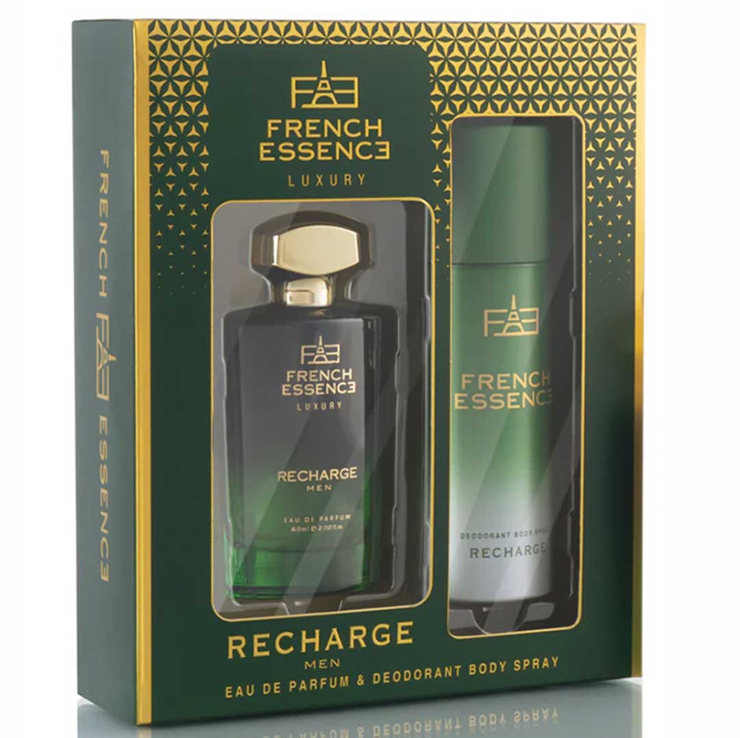 Recharge Men Perfume (60ml) & Deodorant (150ml) Combo Pack
