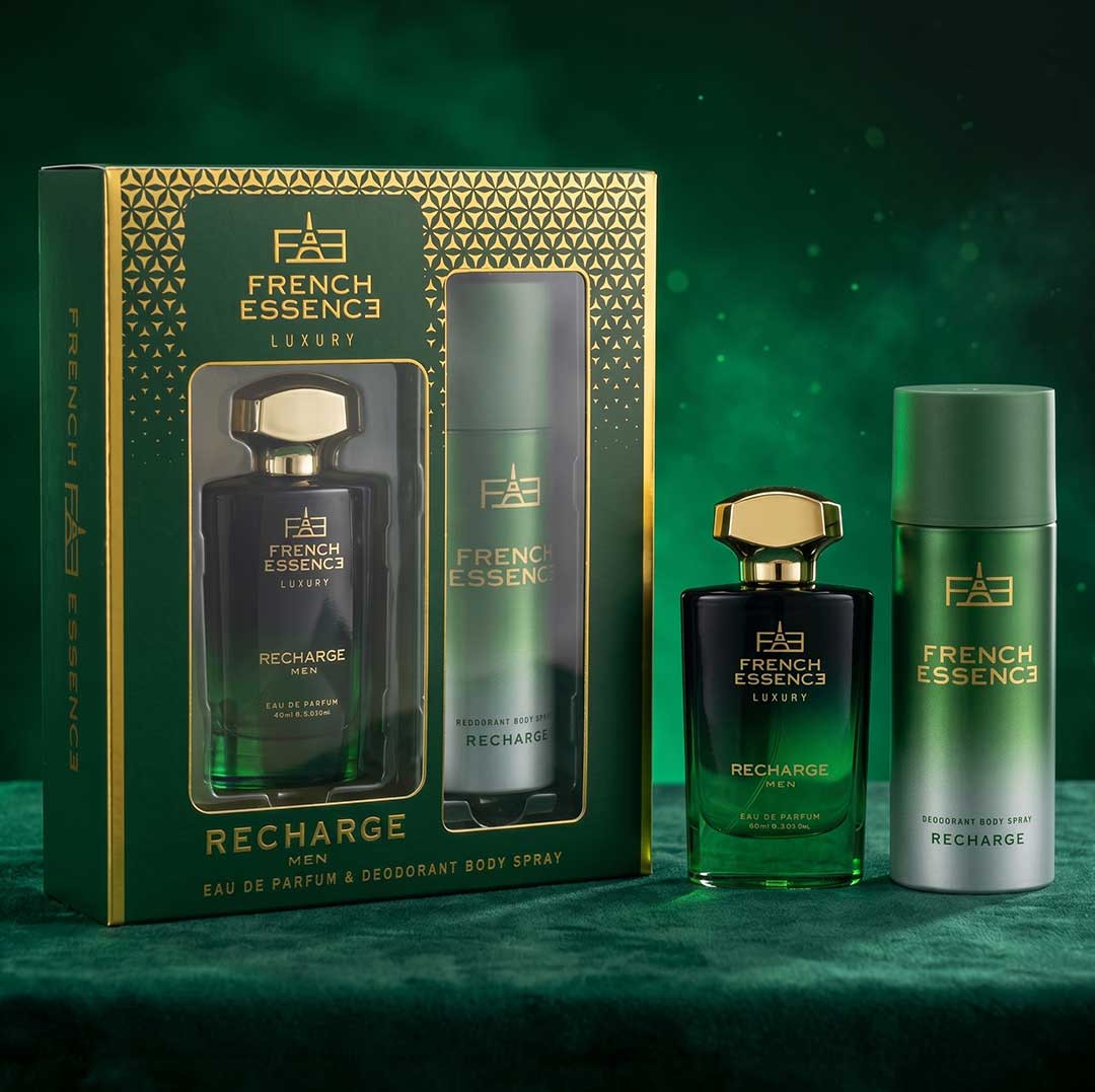Recharge Men Perfume (60ml) & Deodorant (150ml) Combo Pack