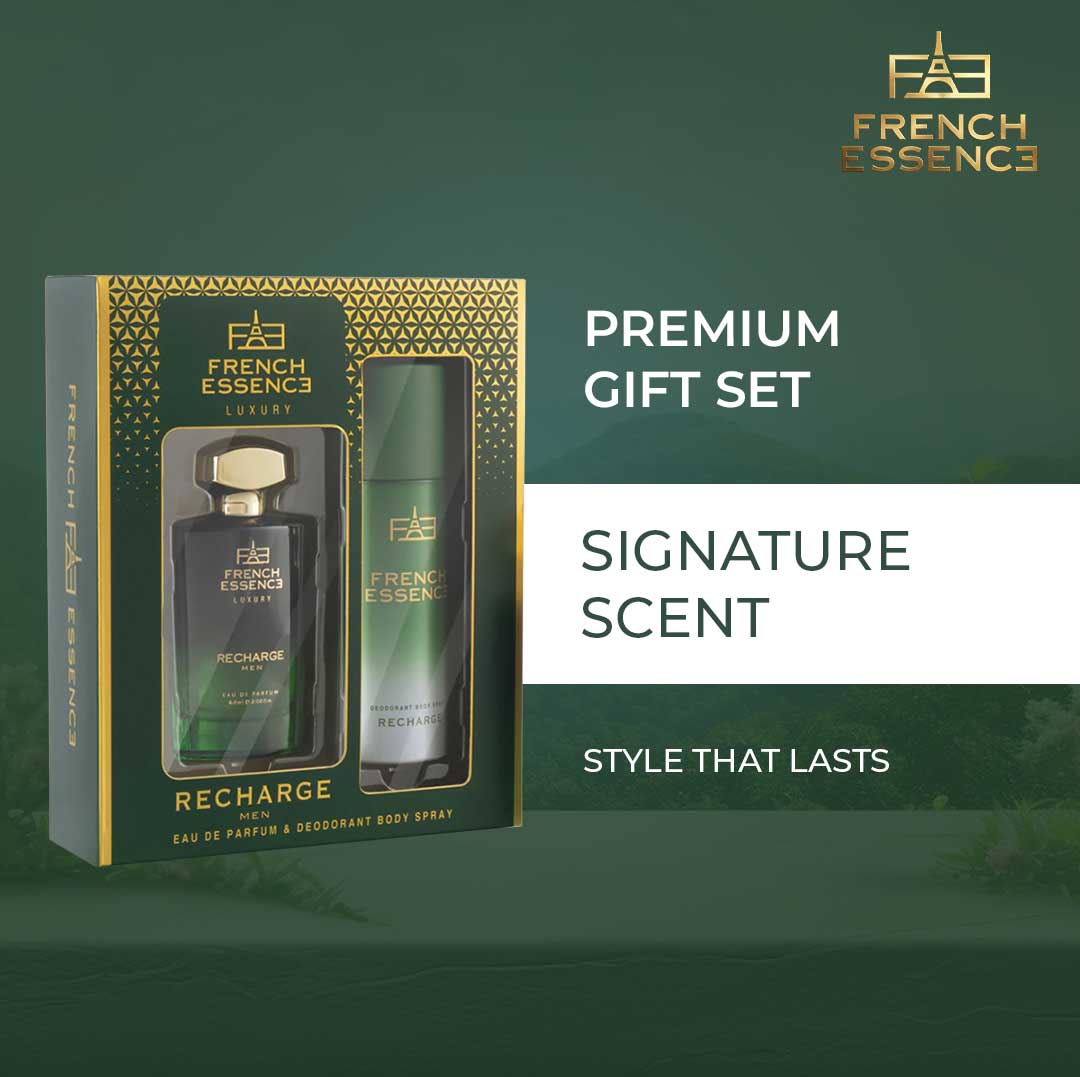 Recharge Men Perfume (60ml) & Deodorant (150ml) Combo Pack