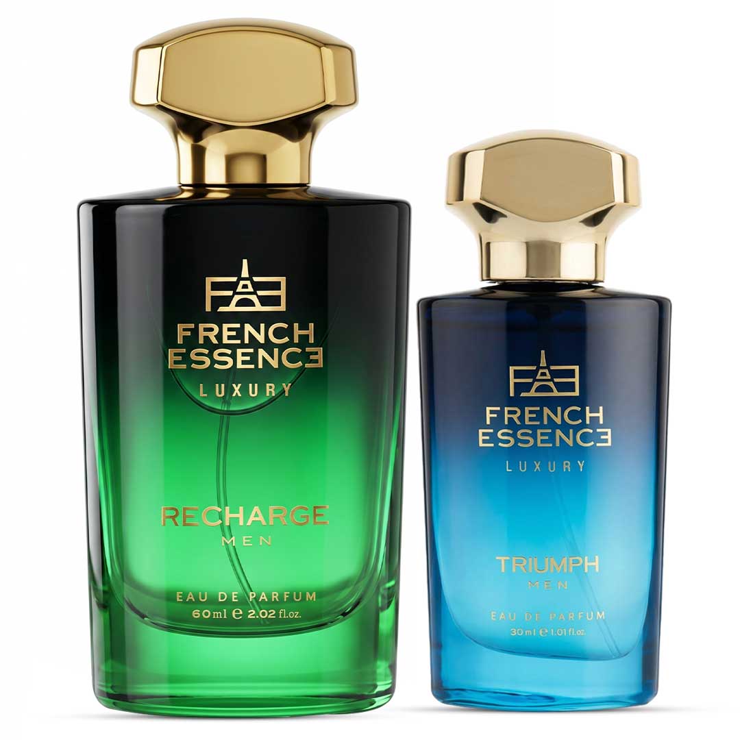 Triumph + Recharge (60ml+30ml) Luxury Perfume Combo (Pack of 2)