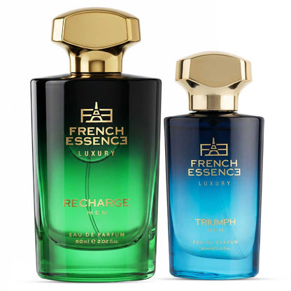 Triumph + Recharge (60ml+30ml) Luxury Perfume Combo (Pack of 2)