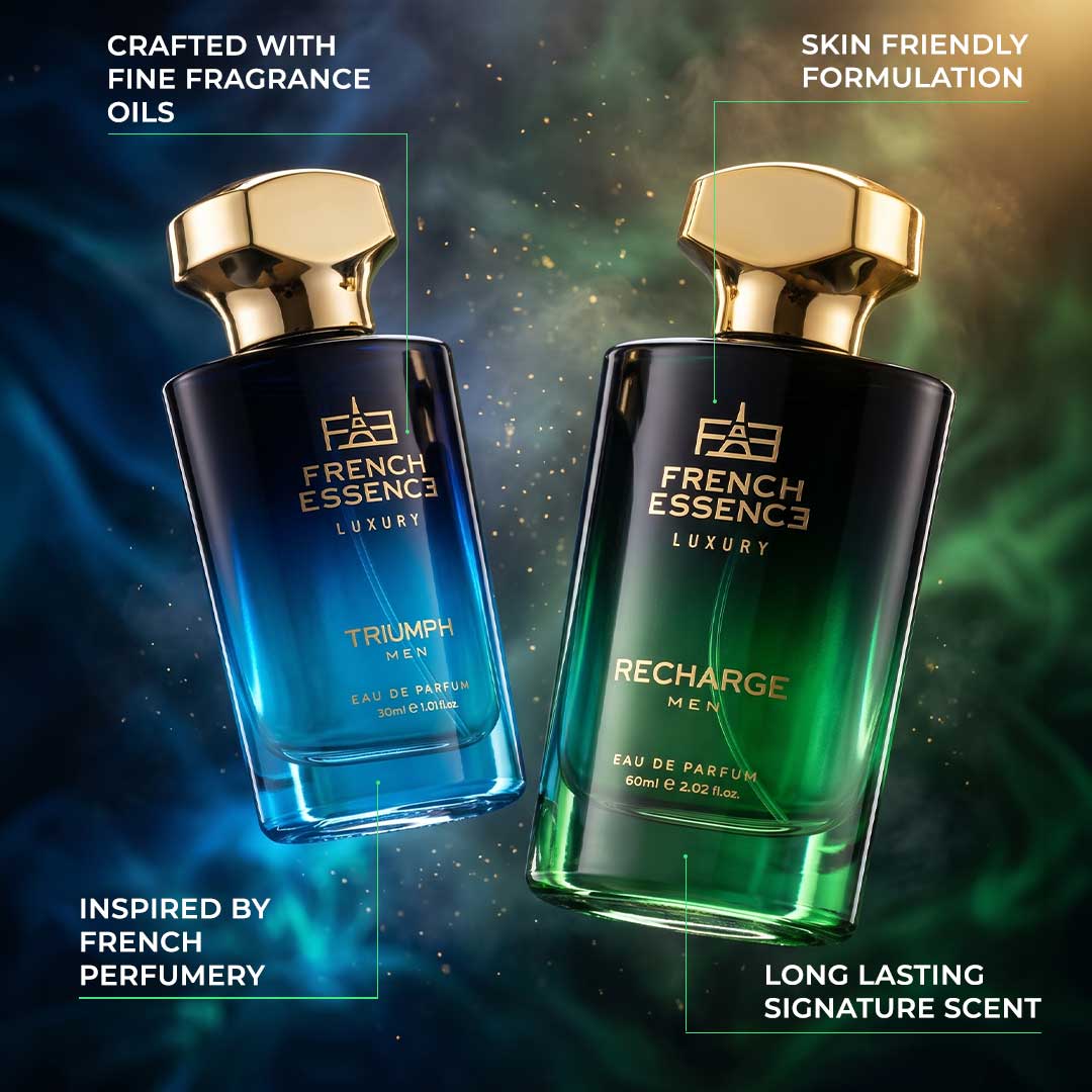 Triumph + Recharge (60ml+30ml) Luxury Perfume Combo (Pack of 2)
