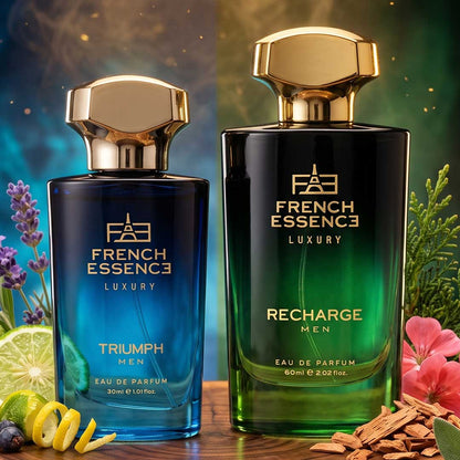 Triumph + Recharge (60ml+30ml) Luxury Perfume Combo (Pack of 2)