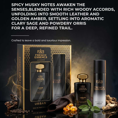 Urban Men Perfume (60ml) & Deodorant (120ml) Combo Pack