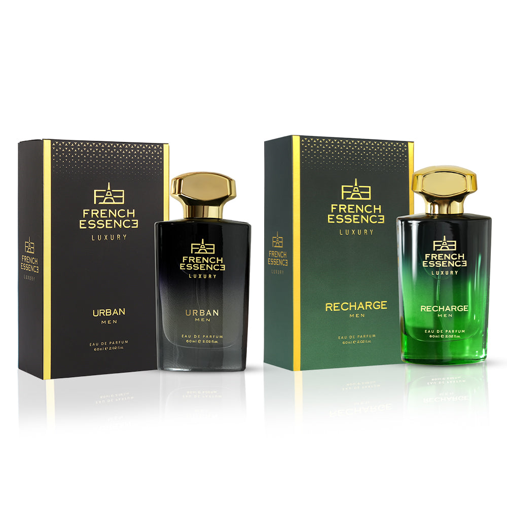 Recharge & Urban Perfume Combo Pack 60ml+60ml (Pack of 2)