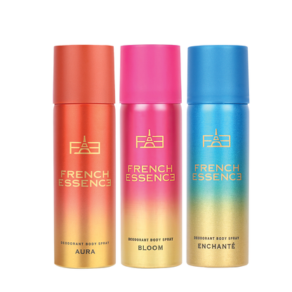 Women MINI Deodorant Body Spray Combo Pack 50ML Each (Pack of 3)